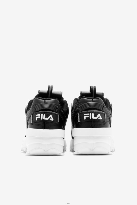 black/white little kids' disruptor 2 exp fila 0668L2184 Černá bílá FILA