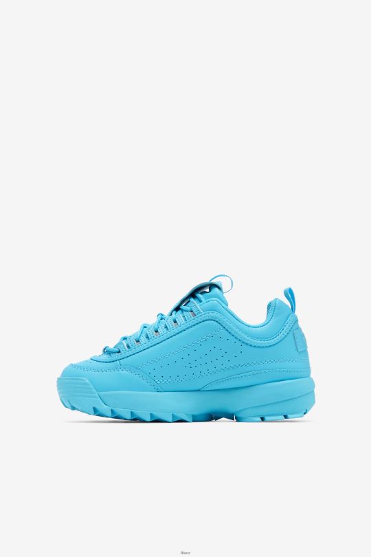 bluefish fila little kids' disruptor 2 premium 0668L2193 bluefish FILA