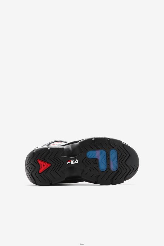 fila black/white/red little kids' grant hill 2 25th jubiley edition 0668L2224 černá/bílá/červená FILA