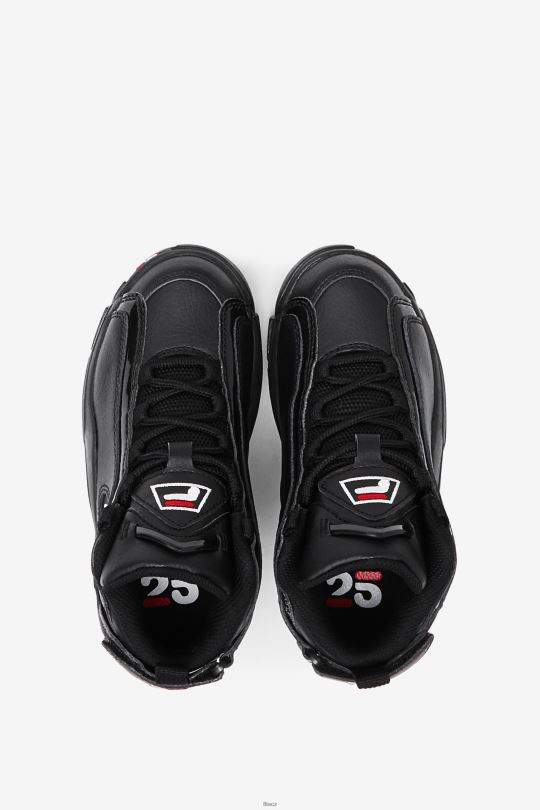fila black/white/red little kids' grant hill 2 25th jubiley edition 0668L2224 černá/bílá/červená FILA