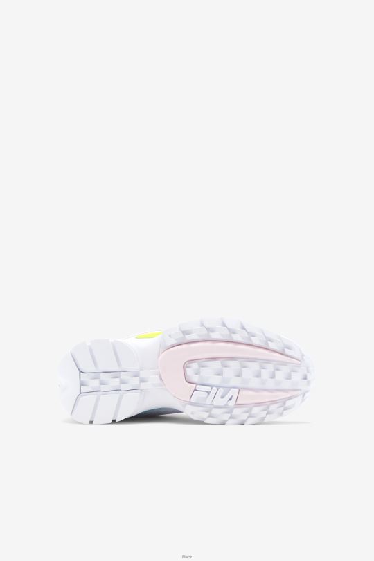 fila little kids' disruptor 2 prémiová bílá/žlutá/modrá 0668L2197 bílá/žlutá/modrá FILA