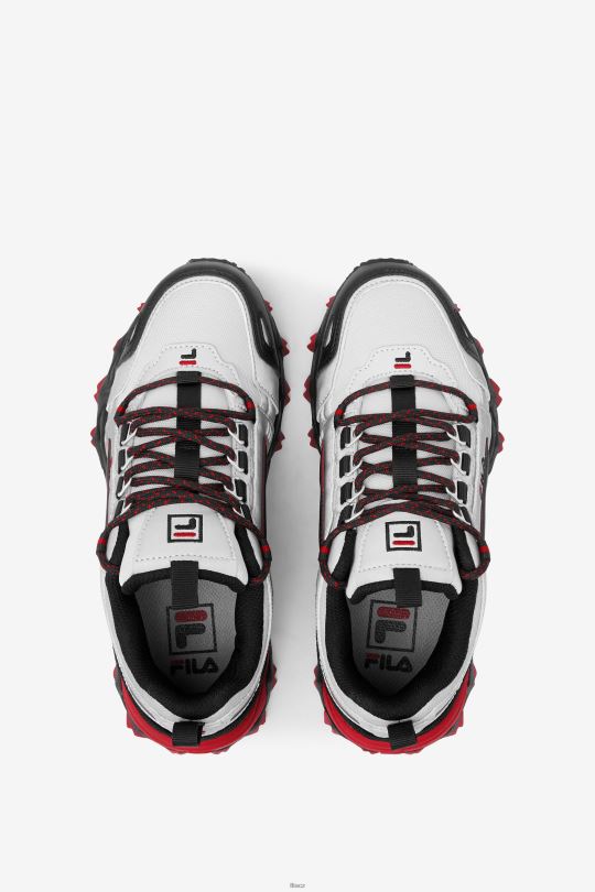 fila little kids' oakmont tr metalická stříbrná/černá/červená 0668L2263 metalická stříbrná/černá/červená FILA