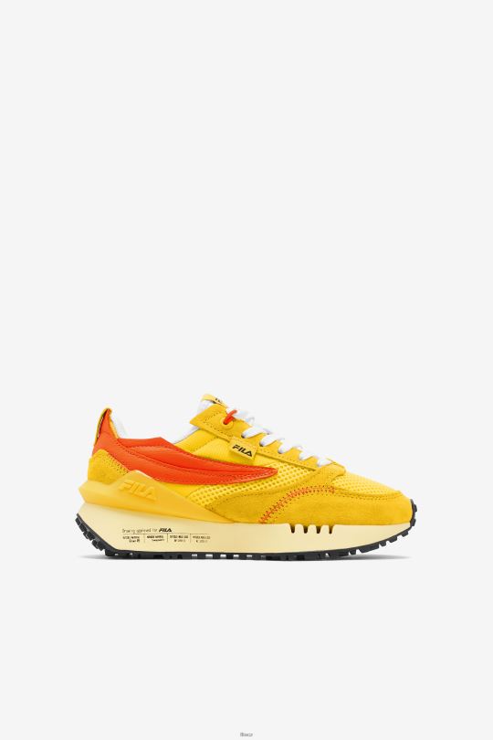 fila malé děti renno n-generation citron/červený pomeranč/žlutá 0668L2287 citron/červený pomeranč/žlutá FILA