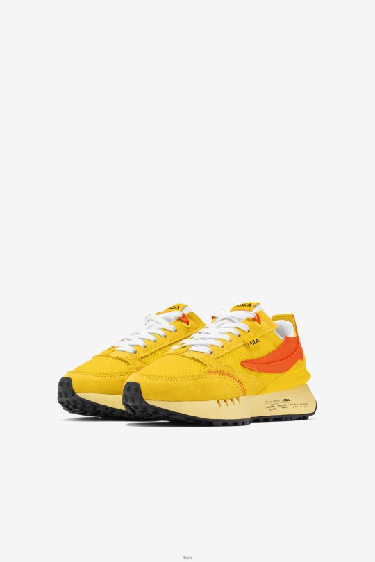 fila malé děti renno n-generation citron/červený pomeranč/žlutá 0668L2287 citron/červený pomeranč/žlutá FILA