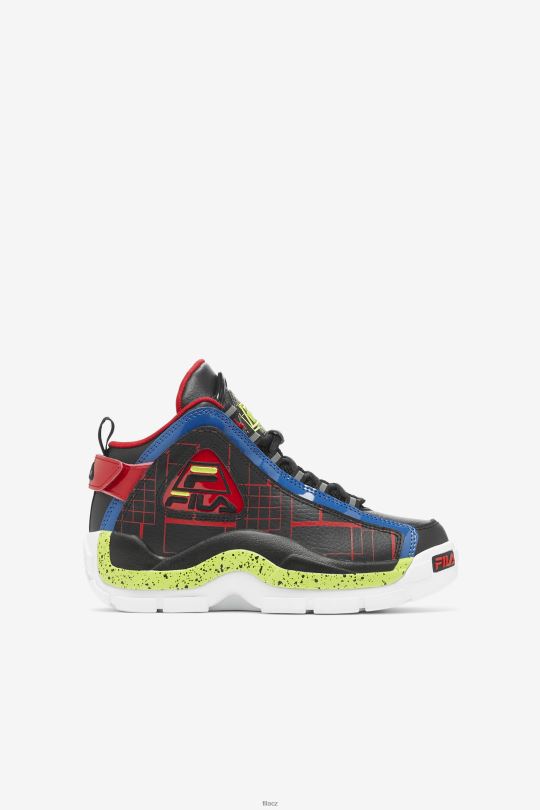 fila malý dětský grant hill 2 černá/modrá/červená 0668L2215 černá/modrá/červená FILA