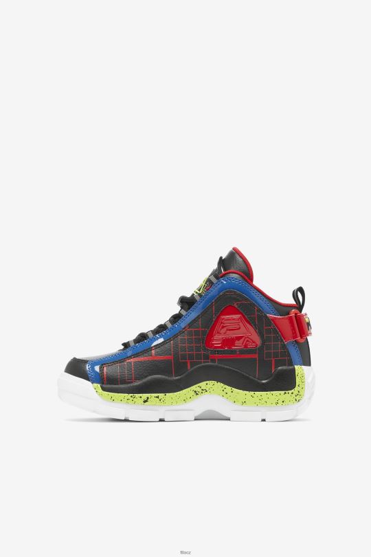 fila malý dětský grant hill 2 černá/modrá/červená 0668L2215 černá/modrá/červená FILA
