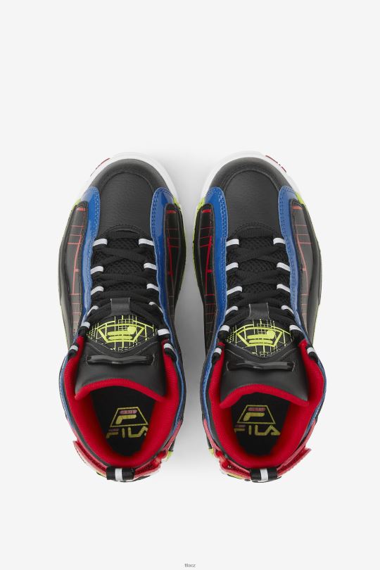 fila malý dětský grant hill 2 černá/modrá/červená 0668L2215 černá/modrá/červená FILA