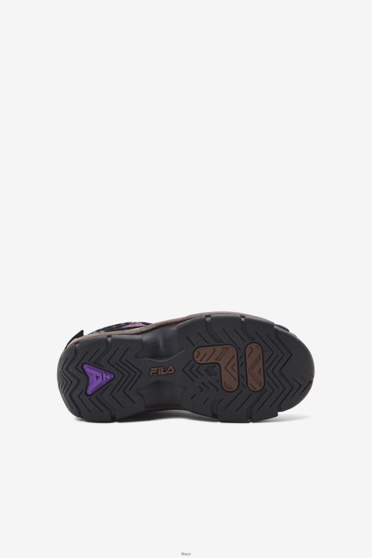 fila malý dětský grant hill 2 venkovní černá/borová šiška/fialová 0668L2227 černá/borová šiška/fialová FILA