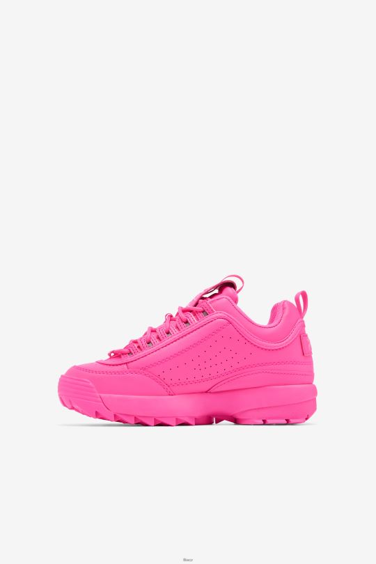 fila pink little children' disruptor 2 premium 0668L2194 růžový FILA