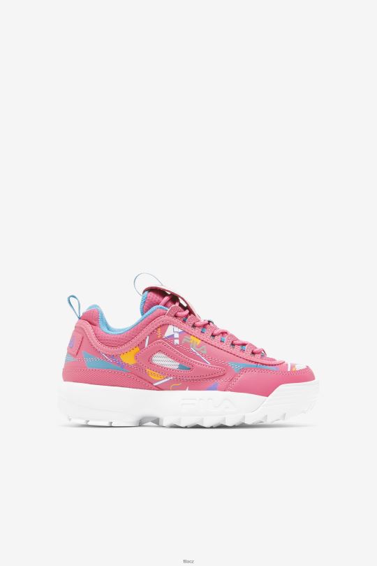 fila žvýkačka/modro/bílý malý dětský disruptor 2 premium 0668L2200 žvýkačka/modrá/bílá FILA