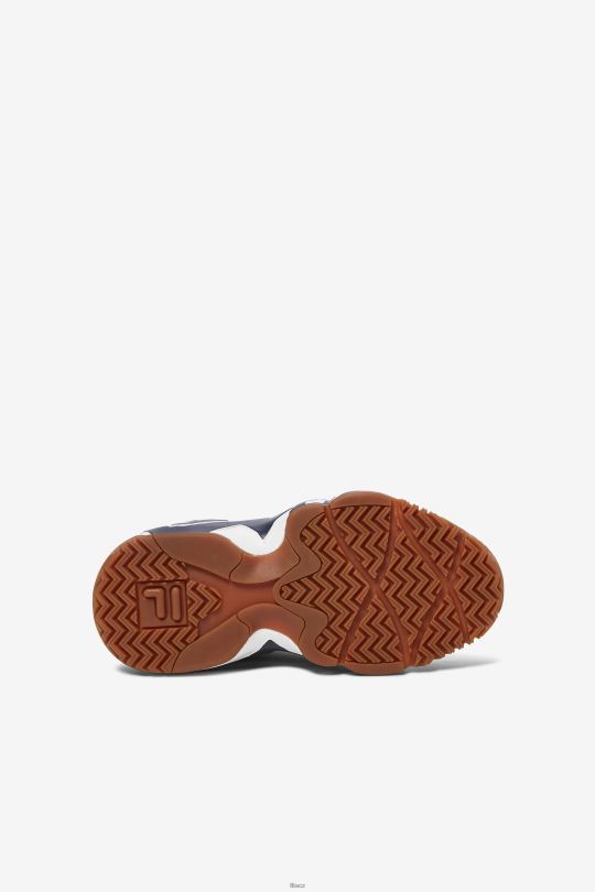 námořnická/bílá/metalická zlatá fila little kids'mb 0668L2247 námořnická/bílá/metalické zlato FILA