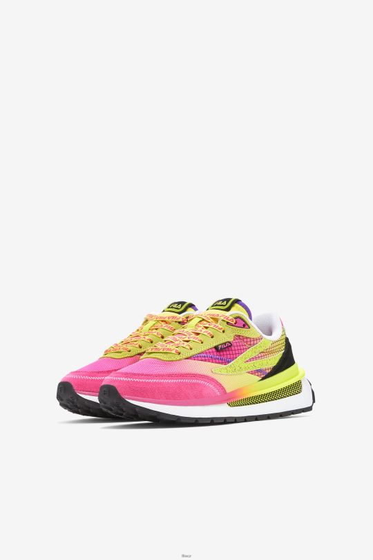 růžová glo/síra/bílá fila malé dětské renno 0668L2283 růžová glo/síra/bílá FILA