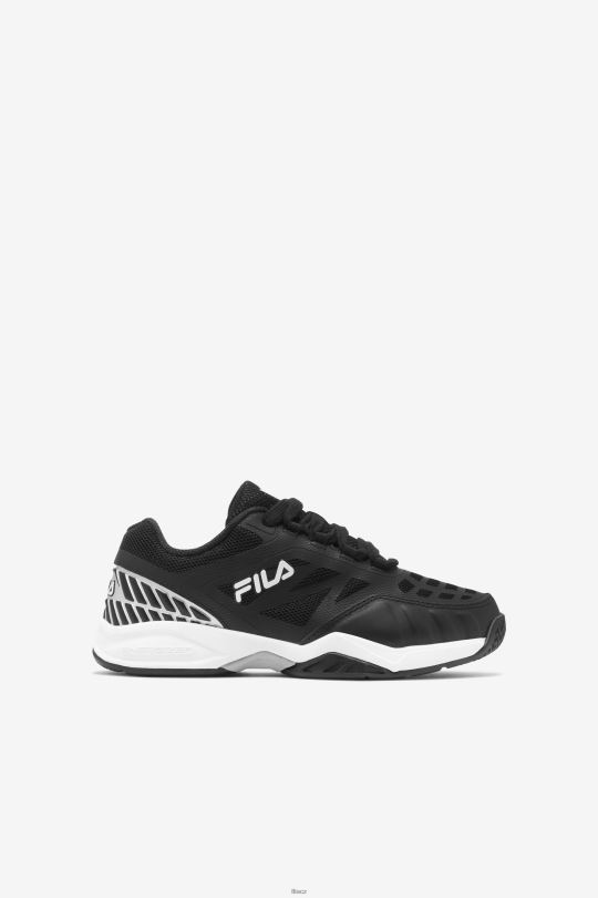 dětský axilus jr fila černá/bílá/kovová stříbrná 0668L2300 černá/bílá/stříbrná metalíza FILA