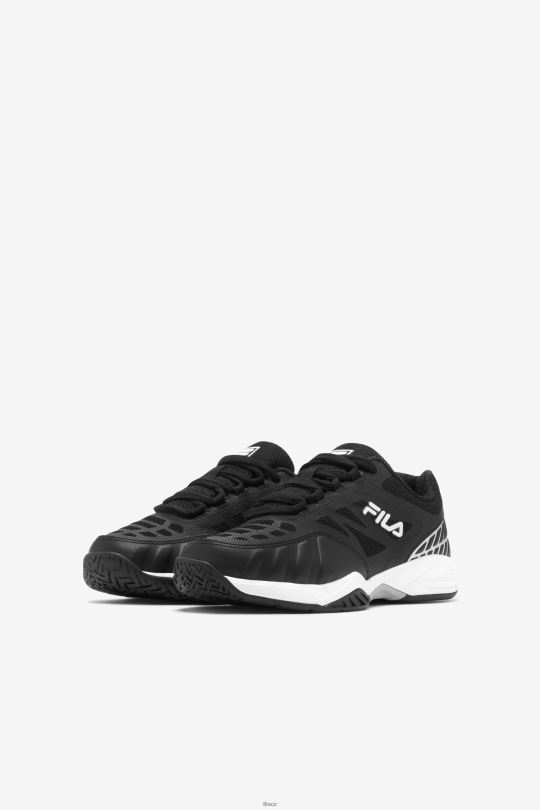 dětský axilus jr fila černá/bílá/kovová stříbrná 0668L2300 černá/bílá/stříbrná metalíza FILA