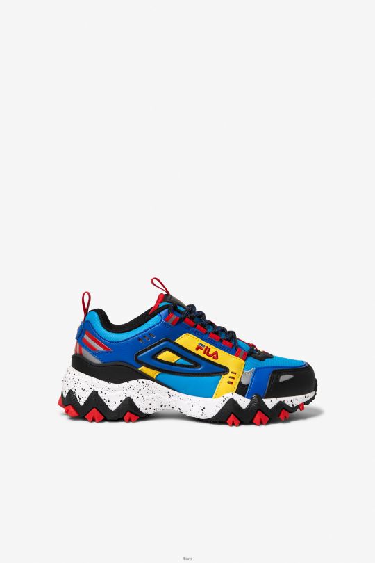 atomic blue/blue/black big kids' oakmont tr fila 0668L2148 atomová modrá/modrá/černá FILA