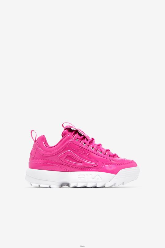 fialový/duhovkový/duhový velký dětský disruptor 2 prémiová iri fila 0668L2076 fialová/duhovka/duhovka FILA