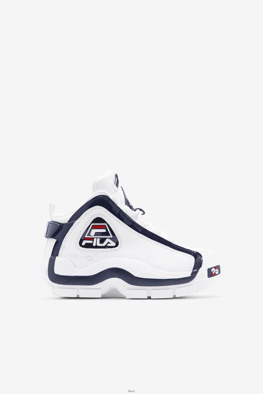 fila bílá/námořnická/červená velký dětský grantový kopec 2 25. výročí vydání 0668L2098 bílá/námořnická/červená FILA