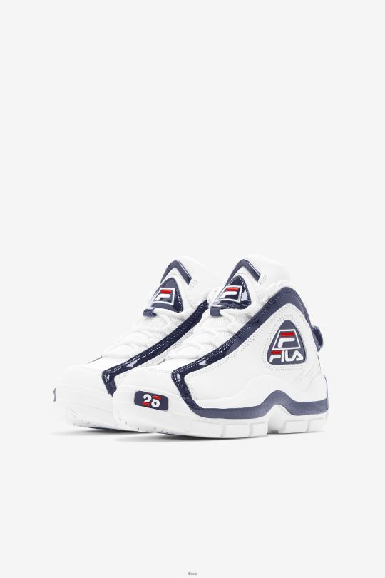 fila bílá/námořnická/červená velký dětský grantový kopec 2 25. výročí vydání 0668L2098 bílá/námořnická/červená FILA