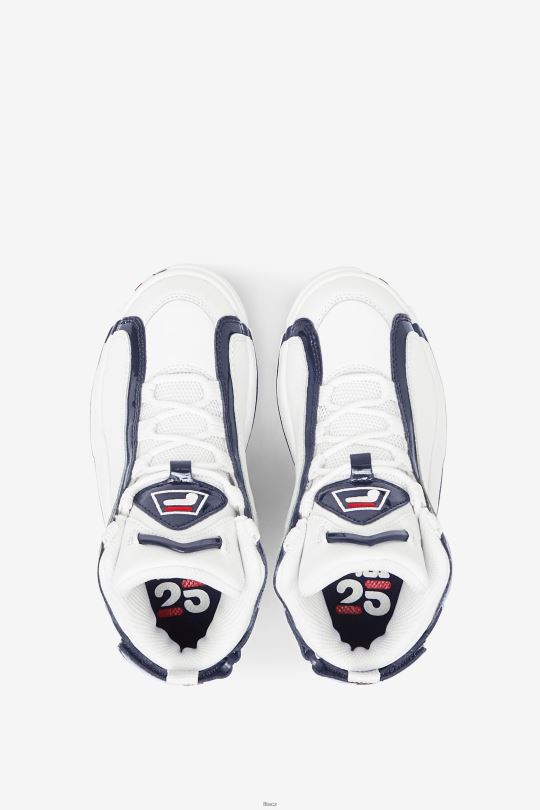fila bílá/námořnická/červená velký dětský grantový kopec 2 25. výročí vydání 0668L2098 bílá/námořnická/červená FILA