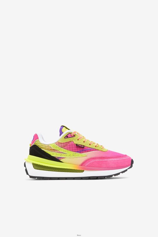 fila růžová glo/síra/bílá velké dětské renno 0668L2164 růžová glo/síra/bílá FILA