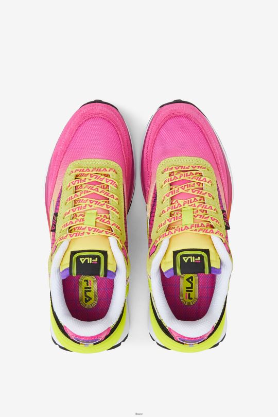 fila růžová glo/síra/bílá velké dětské renno 0668L2164 růžová glo/síra/bílá FILA