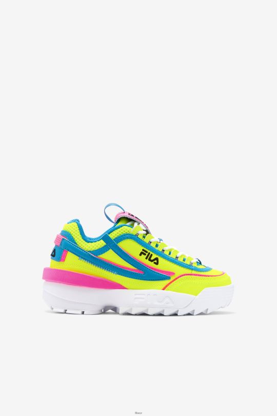 fila velký dětský disruptor 2 exp. žlutá/atomová modrá/růžová 0668L2053 žlutá/atomová modrá/růžová FILA