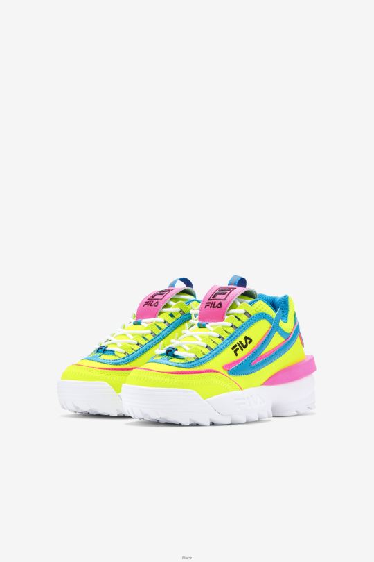 fila velký dětský disruptor 2 exp. žlutá/atomová modrá/růžová 0668L2053 žlutá/atomová modrá/růžová FILA