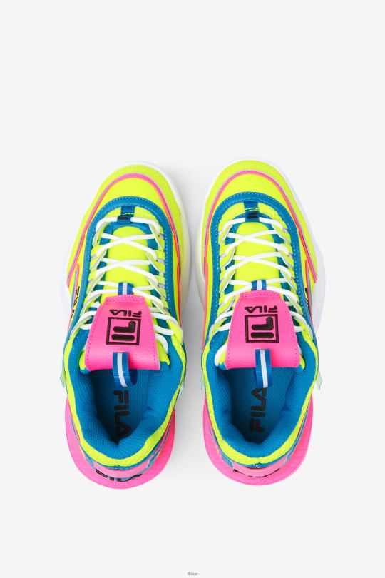 fila velký dětský disruptor 2 exp. žlutá/atomová modrá/růžová 0668L2053 žlutá/atomová modrá/růžová FILA