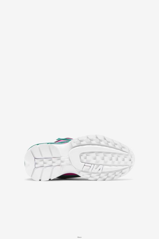 fila velký dětský disruptor 2 exp. pink glo/green/gold 0668L2059 růžová glo/zelená/zlatá FILA
