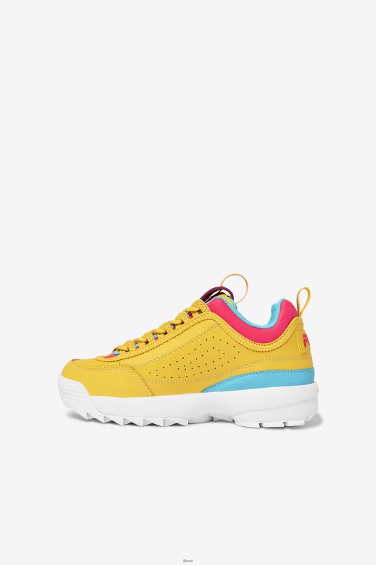 fila velký dětský disruptor 2 prémiový citron/diva růžová/modrá rybka 0668L2071 citron/diva růžová/modrá rybka FILA
