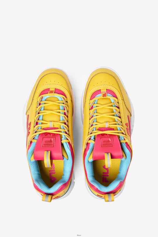 fila velký dětský disruptor 2 prémiový citron/diva růžová/modrá rybka 0668L2071 citron/diva růžová/modrá rybka FILA