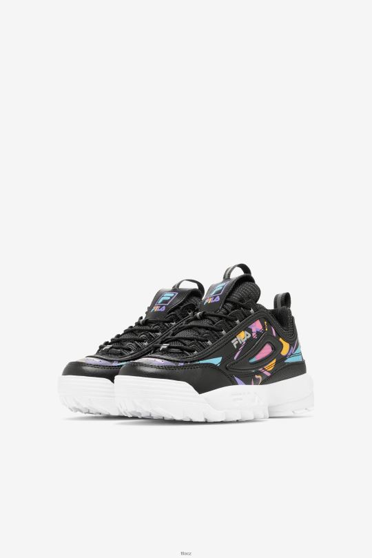 fila velký dětský disruptor 2 prémiová černá/žvýkačková/bílá 0668L2065 černá/žvýkačková/bílá FILA
