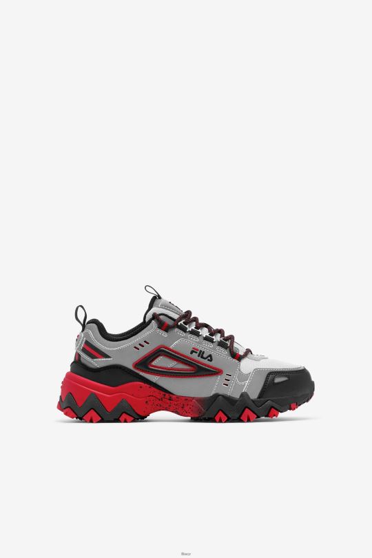 fila velký dětský dubmont tr metalická stříbrná/černá/červená 0668L2143 metalická stříbrná/černá/červená FILA