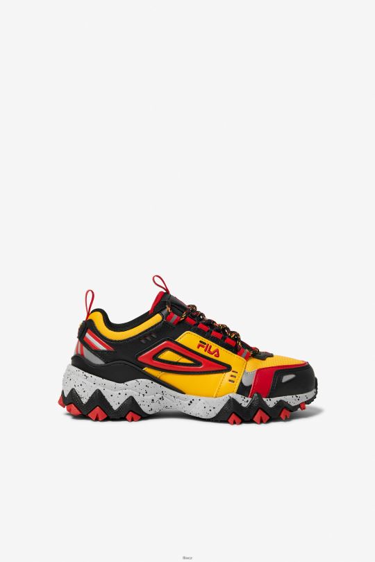 fila velký dětský dubmont tr zlatá/černá/červená 0668L2149 zlatá/černá/červená FILA