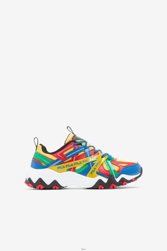 fila velký dětský elektromont citron/červená/císařská modrá 0668L2077 citronová/červená/císařská modř FILA