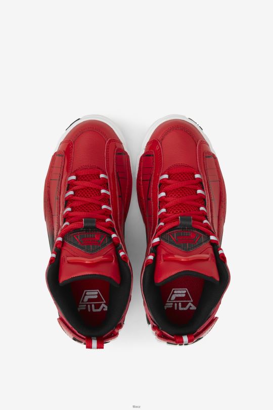 fila velký dětský grant kopec 2 červená/bílá/černá 0668L2095 červená/bílá/černá FILA
