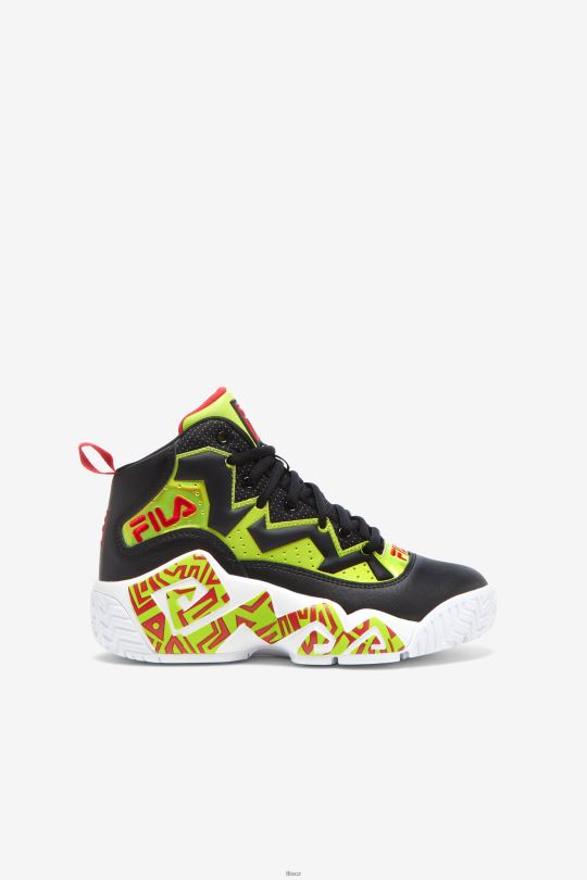 fila velká dětská mb noční procházka červená/limetka punč/černá 0668L2131 červený/limetkový punč/černý FILA