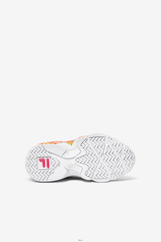 fila velký dětský mb ohnivý korál/bílá/limetkový punč 0668L2119 ohnivý korál/bílý/limetkový punč FILA