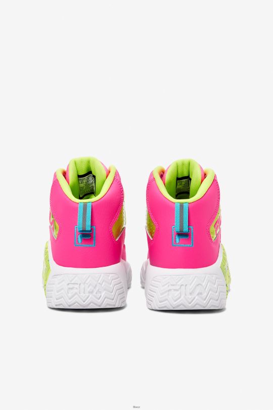 fila velká dětská noční procházka růžová/limetka punč/bílá 0668L2125 růžová/limetkový punč/bílá FILA