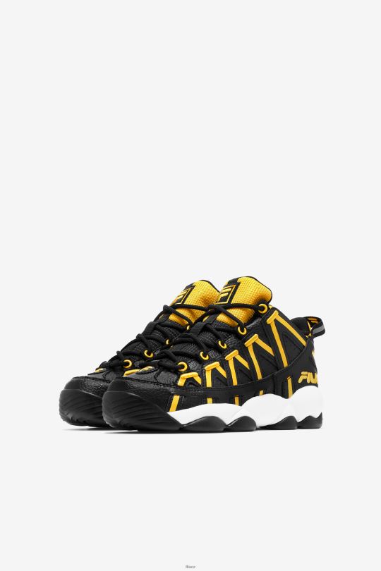 fila velké dětské špagety černé/citrónové/bílé 0668L2179 černá/citronová/bílá FILA