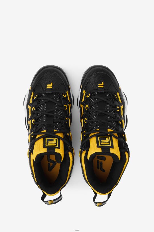 fila velké dětské špagety černé/citrónové/bílé 0668L2179 černá/citronová/bílá FILA