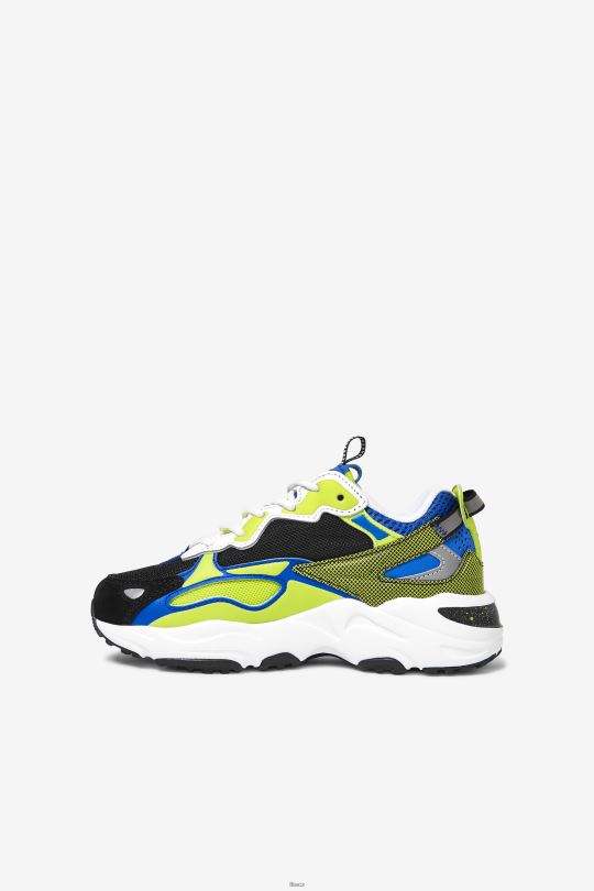 fila velký dětský ray tracer apex white/black/lime punch 0668L2161 bílá/černá/limetková punč FILA