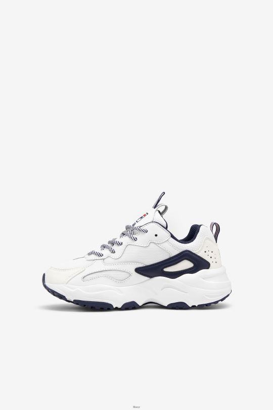 fila white/navy/red big children' ray tracer 0668L2152 bílá/námořnická/červená FILA