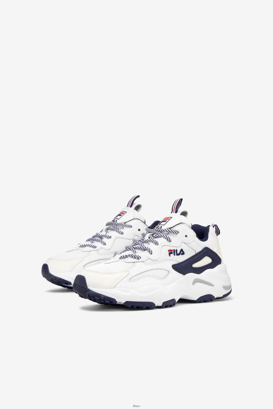 fila white/navy/red big children' ray tracer 0668L2152 bílá/námořnická/červená FILA