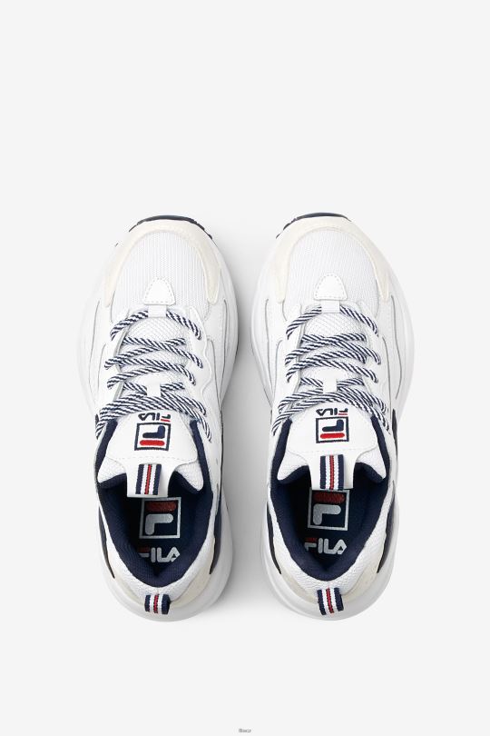 fila white/navy/red big children' ray tracer 0668L2152 bílá/námořnická/červená FILA