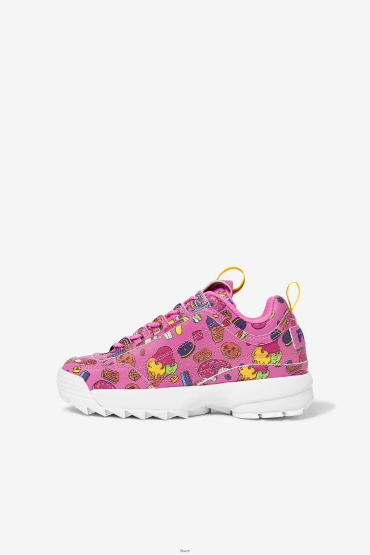 velký dětský disruptor 2 prémiová cukrová švestková/fialová/citronová fila 0668L2063 cukrová švestka/fialová/citron FILA