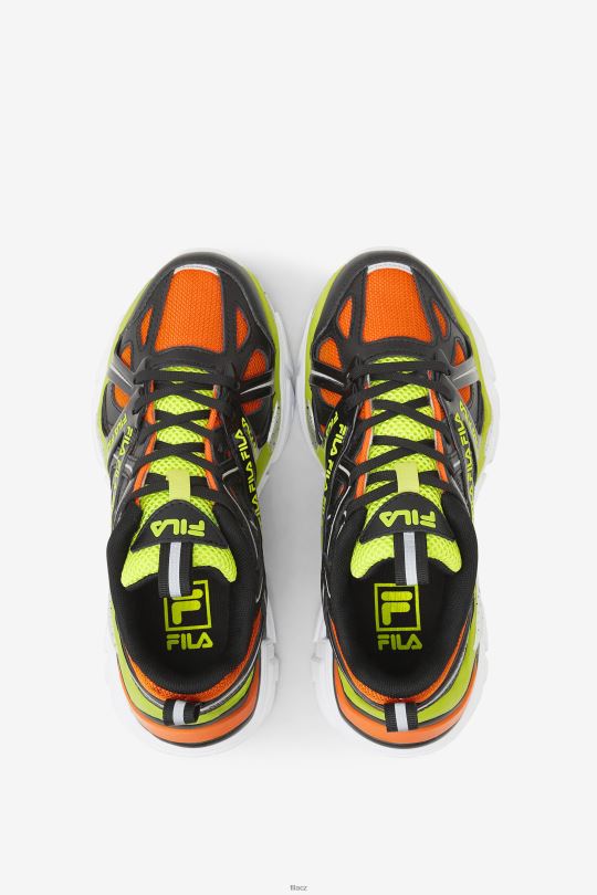 velký dětský elektrove 2 fila black/red orange/lime punch 0668L2078 černá/červená oranžová/limetková punč FILA