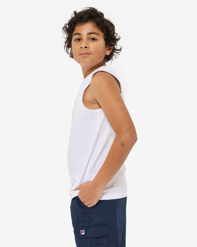 bílý tank fila zoki 0668L3111 bílý FILA