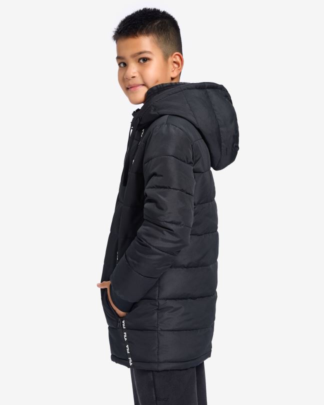 fila chlapecká maxim puff bunda černá 0668L3163 Černá FILA