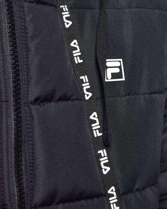 fila chlapecká maxim puff bunda černá 0668L3163 Černá FILA